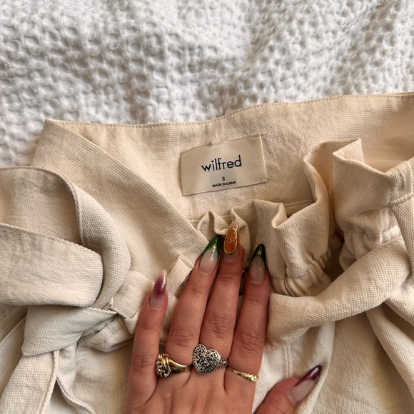 ARITZIA WILFRED Front Tie Shorts - Picture 3 of 7